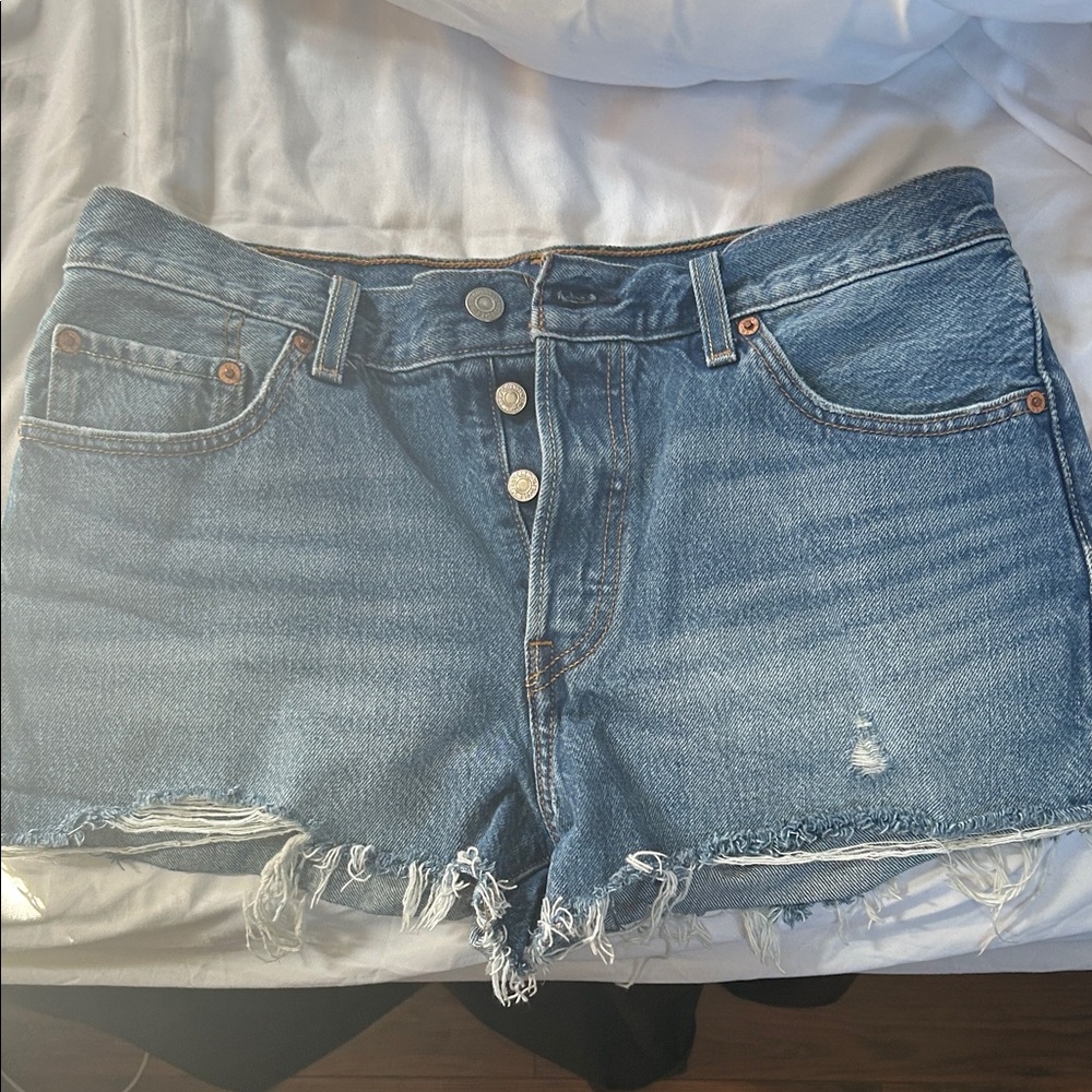 Levi Strauss Denim Blue Women's Shorts